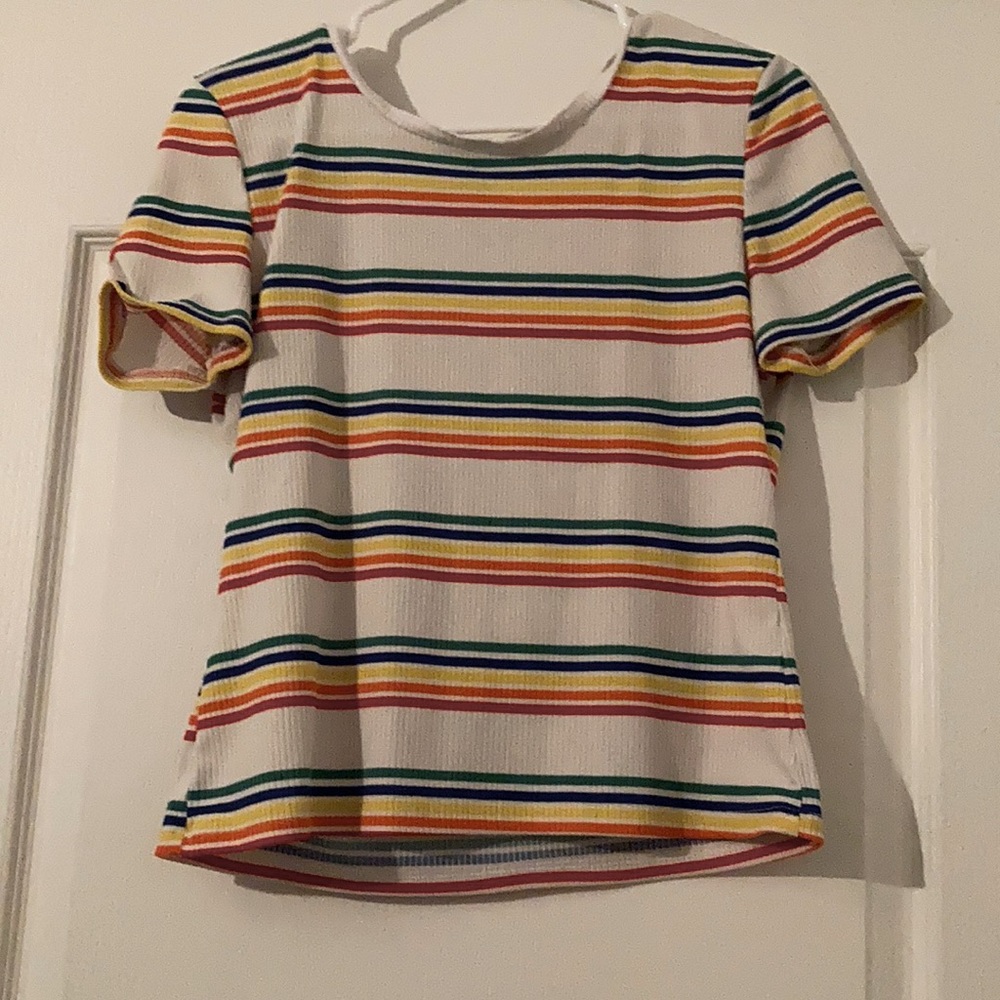 Rue 21 90’s Style Rainbow Shirt
